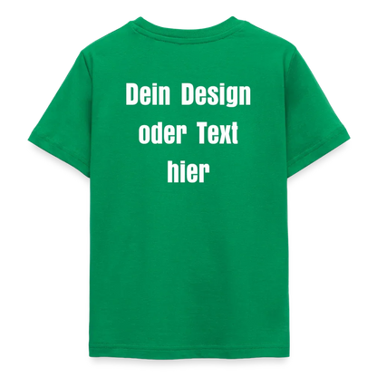 Teenager T-Shirt - personalisierbare Vorder- und Rückseite - Kelly Green