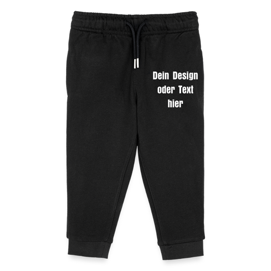 Stanley/Stella Kinder Bio Jogginghose Mini Mover - personalisierbar - Schwarz