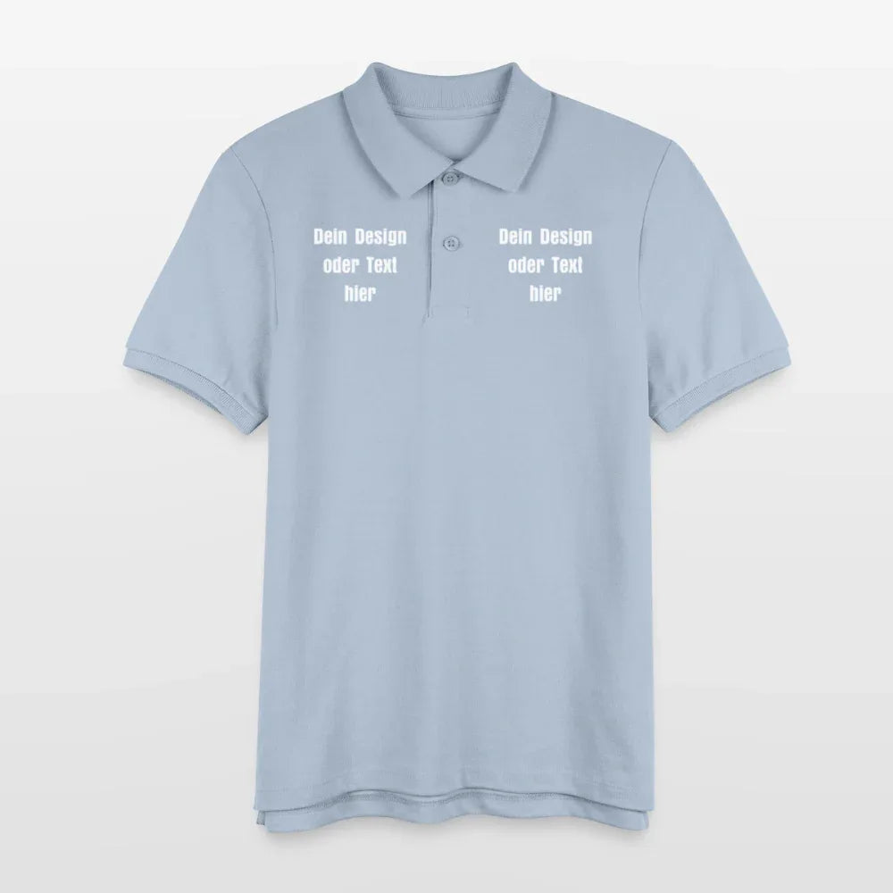 Stanley/Stella Teenager Bio-Poloshirt MINI SPRINTER - personalisierbar - sky Blue