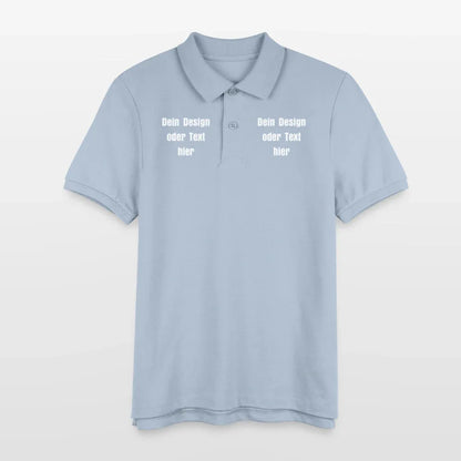 Stanley/Stella Teenager Bio-Poloshirt MINI SPRINTER - personalisierbar - sky Blue