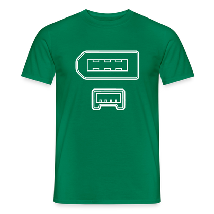 "IEEE 1394" Motiv-T-Shirt für Männer, Farbe Kelly Green