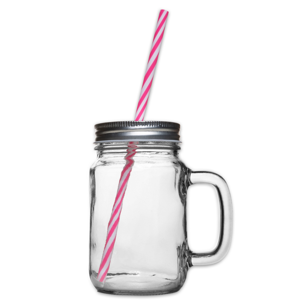 Henkelglas mit Schraubdeckel 400 ml - personalisierbar - Klar