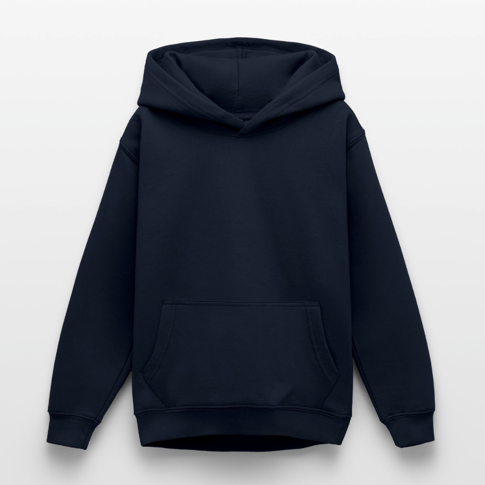 Teenager Hoodie - personalisierbare Vorder- und Rückseite - Navy