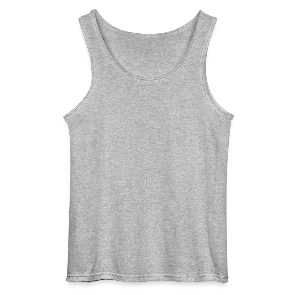 Gildan Männer Tank Top - personalisierbar - Grau meliert