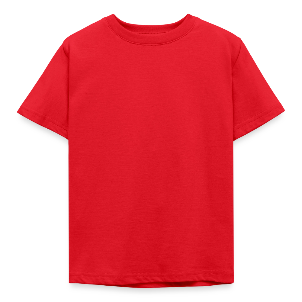 Kinder T-Shirt - personalisierbare Vorder- und Rückseite - Rot