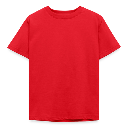 Kinder T-Shirt - personalisierbare Vorder- und Rückseite - Rot
