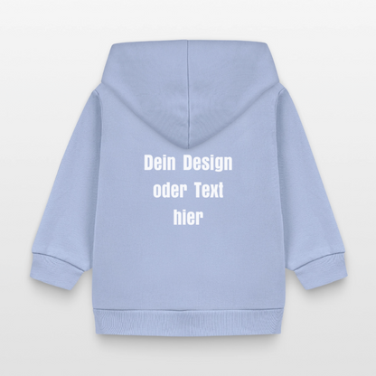 Stanley/Stella Bio Zip Hoodie BABY CONNECTOR - personalisierbar - Sky