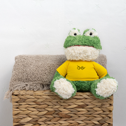 MiniFeet® Frosch Torge - personalisierbar - Sonnengelb