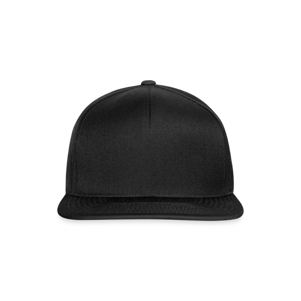 Snapback Cap - personalisierbar - Schwarz/Schwarz