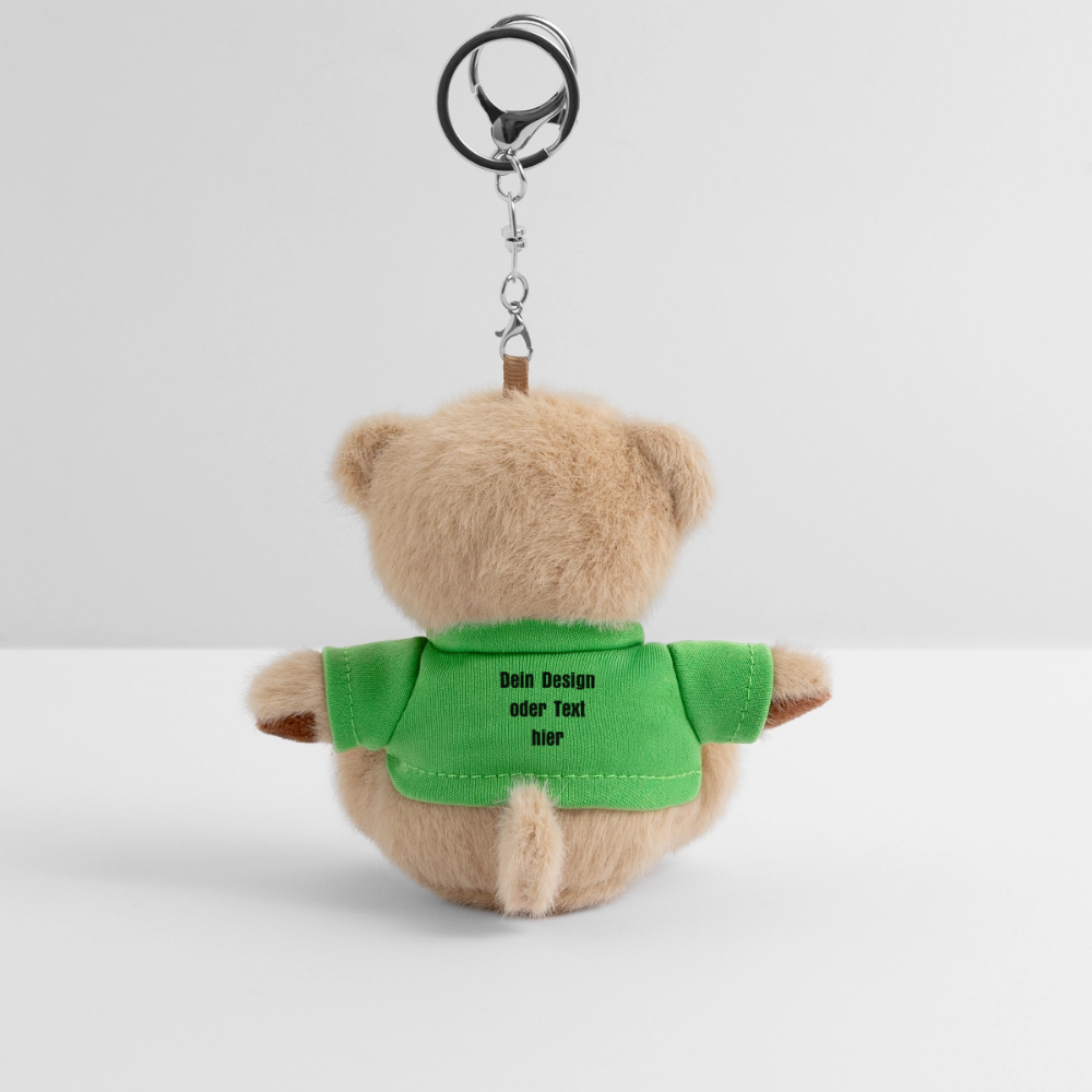 Kuscheltier Schlüsselanhänger - personalisierbar - Grün