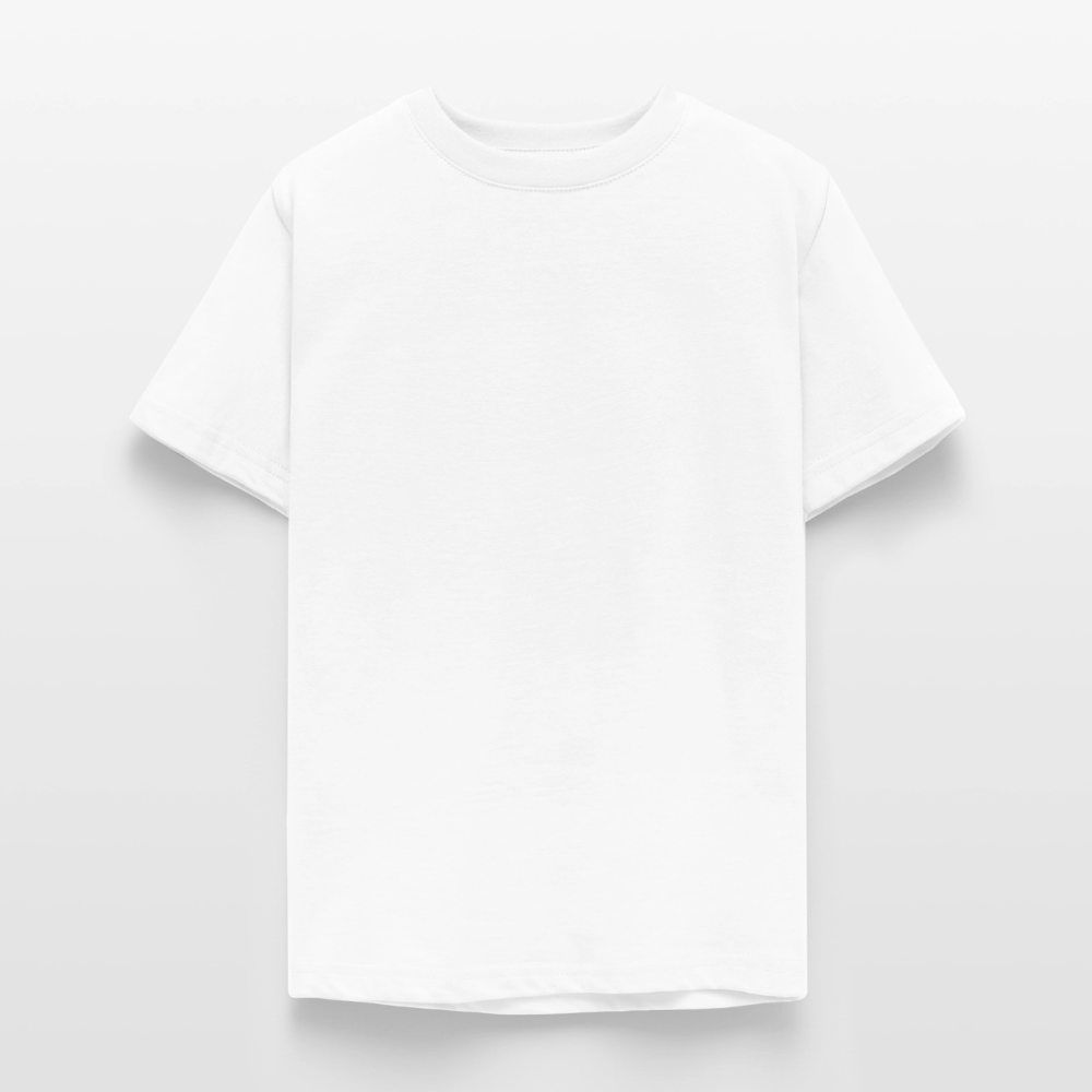 Teenager T-Shirt - personalisierbare Vorder- und Rückseite - Weiß