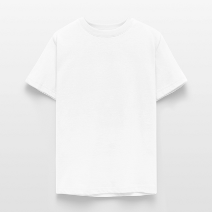 Teenager T-Shirt - personalisierbare Vorder- und Rückseite - Weiß