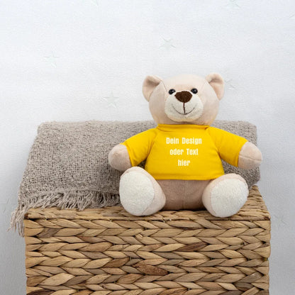 Teddy - personalisierbar - Sonnengelb