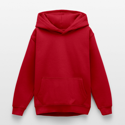 Teenager Hoodie - personalisierbare Vorder- und Rückseite - Rot