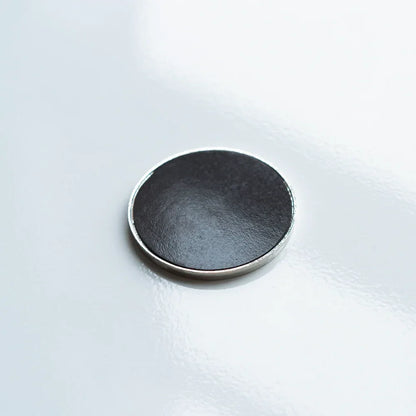 Runder Kühlschrankmagnet - personalisierbar - Weiß