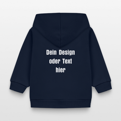 Stanley/Stella Bio Zip Hoodie BABY CONNECTOR - personalisierbar - Navy