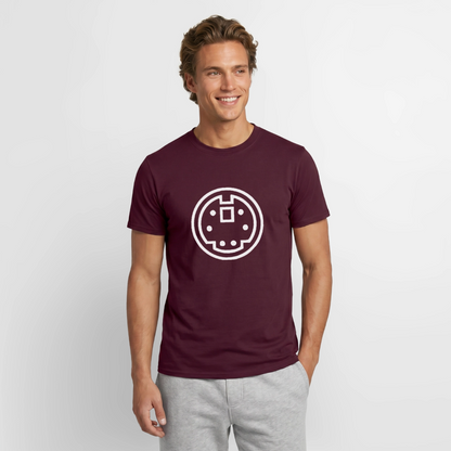 "PS/2" Motiv-T-Shirt für Männer, Farbe Ziegelrot