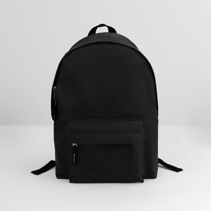 Klassischer Rucksack - personalisierbar - Schwarz