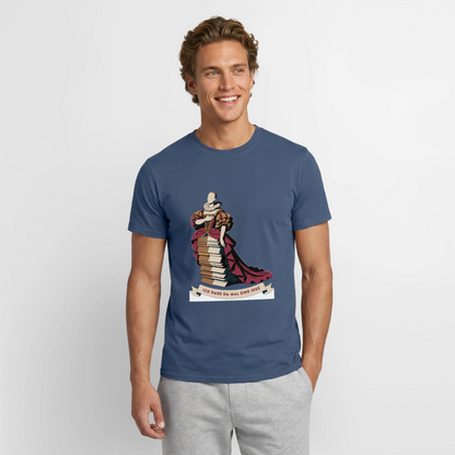 "Ich habe da mal eine Idee. Barock-Motiv" Motiv-T-Shirt für Männer, Farbe Dunkles Denimblau