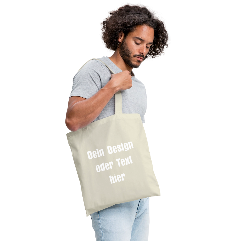 Stoffbeutel aus 100% Baumwolle - personalisierbar - Natur