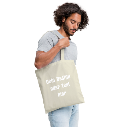 Stoffbeutel aus 100% Baumwolle - personalisierbar - Natur