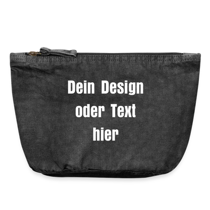 VINTAGE Täschchen - personalisierbar - Vintage Schwarz