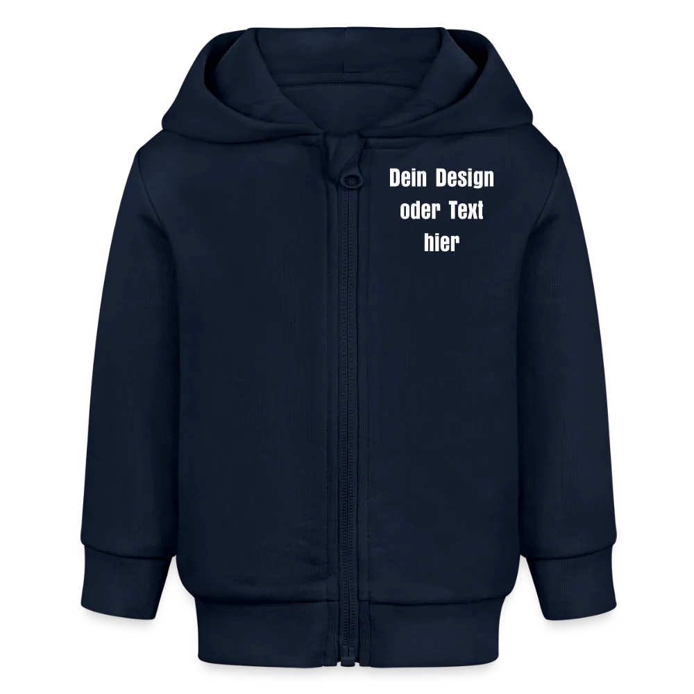 Stanley/Stella Bio Zip Hoodie BABY CONNECTOR - personalisierbar - Navy