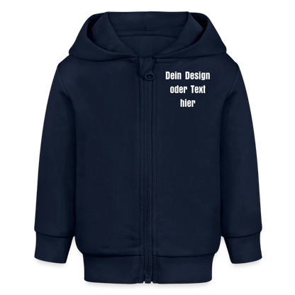 Stanley/Stella Bio Zip Hoodie BABY CONNECTOR - personalisierbar - Navy