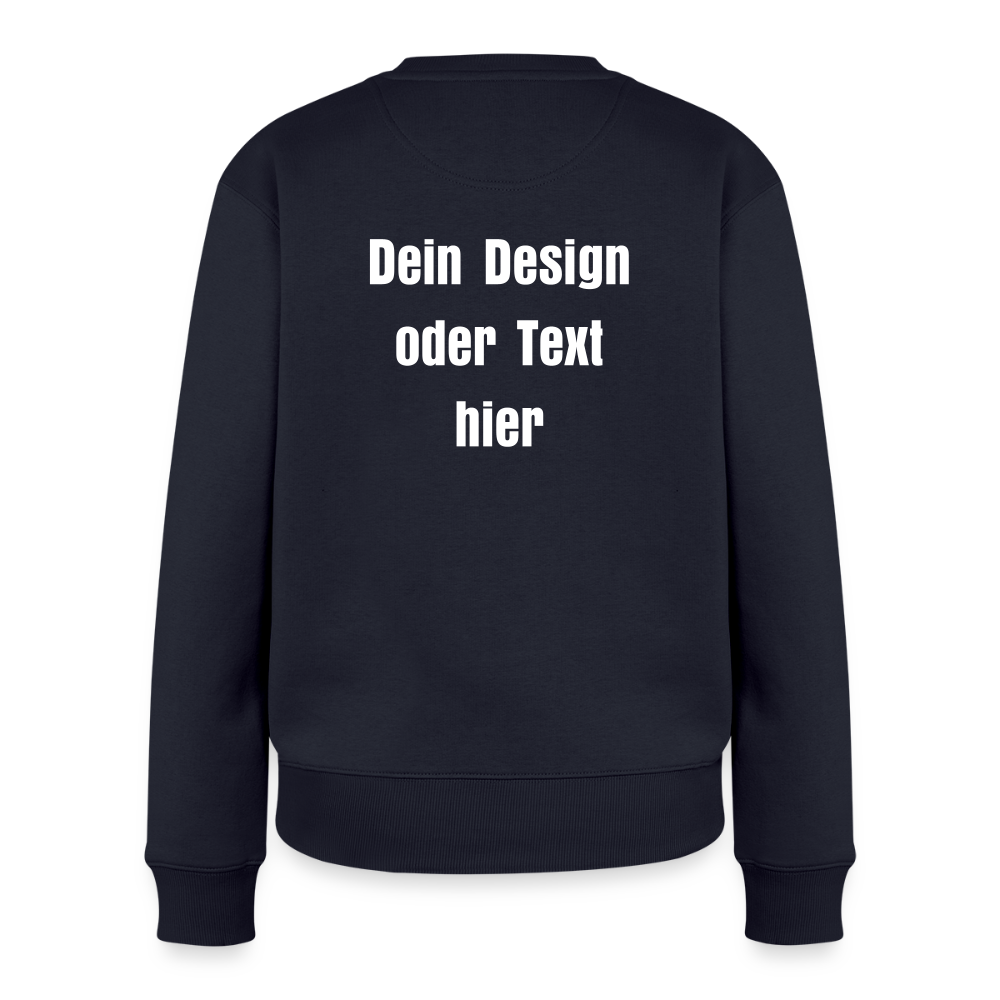 Frauen Premium Pullover - personalisierbar - Navy