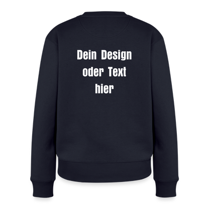 Frauen Premium Pullover - personalisierbar - Navy