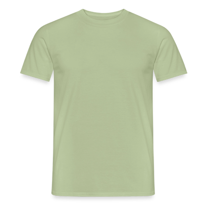 Männer T-Shirt - personalisierbare Vorder- und Rückseite - Sage