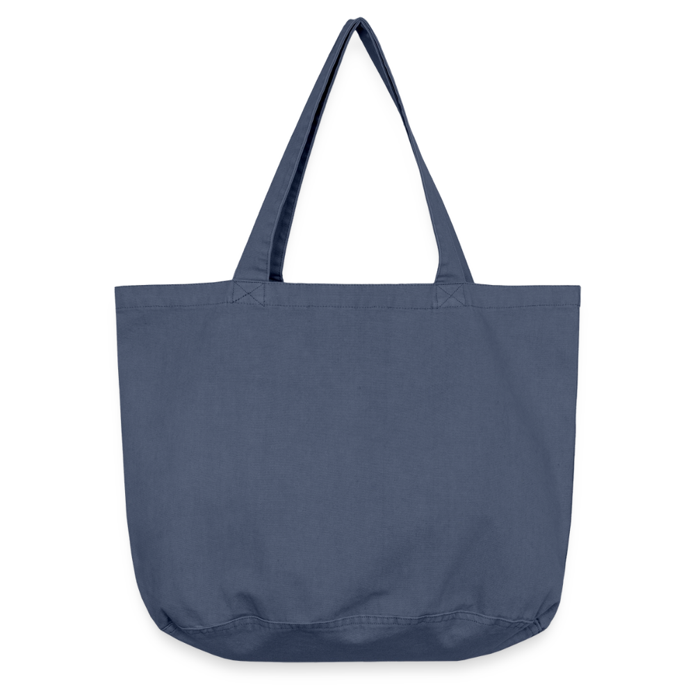 Vintage-Washed Shopper / Einkaufstasche im Vintage Stil - personalisierbar - Vintage Denim