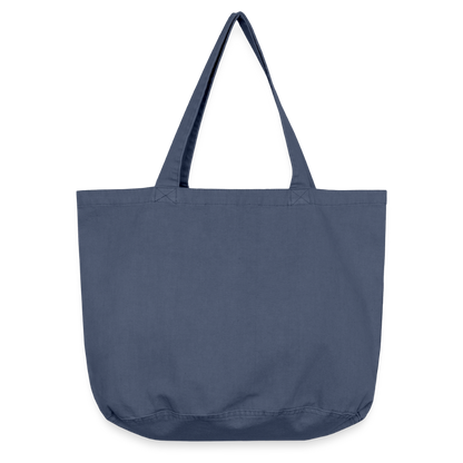 Vintage-Washed Shopper / Einkaufstasche im Vintage Stil - personalisierbar - Vintage Denim