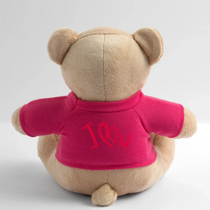 Teddy "Valentine" - personalisierbarer Text oder Name - Pink