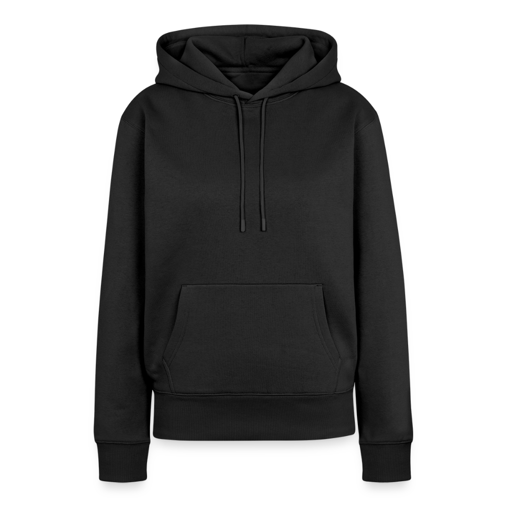 Frauen Premium Hoodie - personalisierbare Vorder- und Rückseite - Schwarz