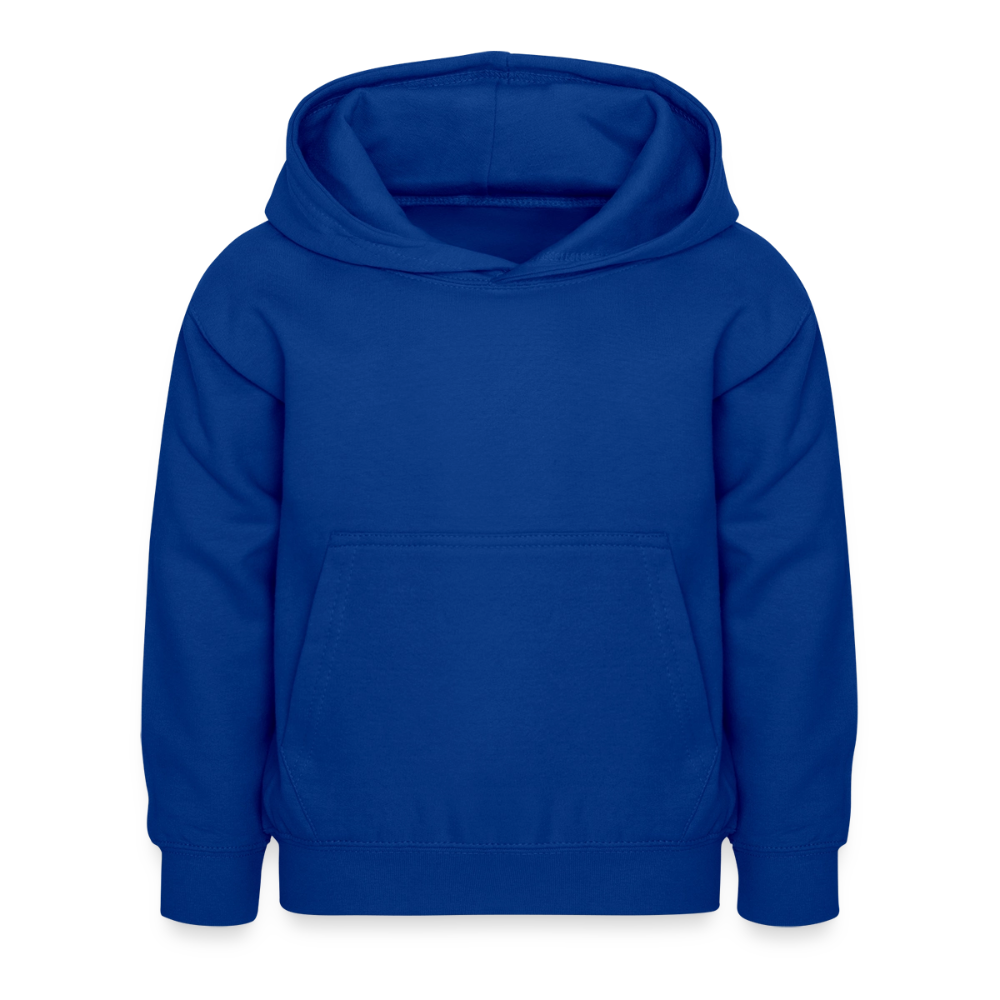 Kinder Hoodie - personalisierbare Vorder- und Rückseite - Royalblau