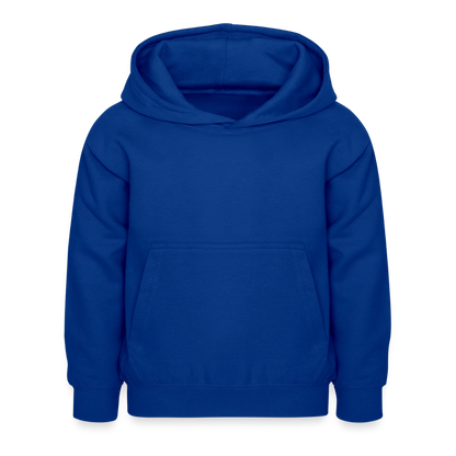 Kinder Hoodie - personalisierbare Vorder- und Rückseite - Royalblau