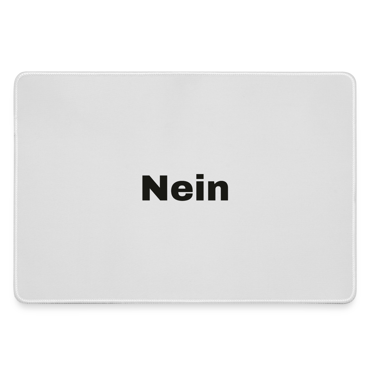 "Nein" Motiv-Mousepad, Farbe Grau