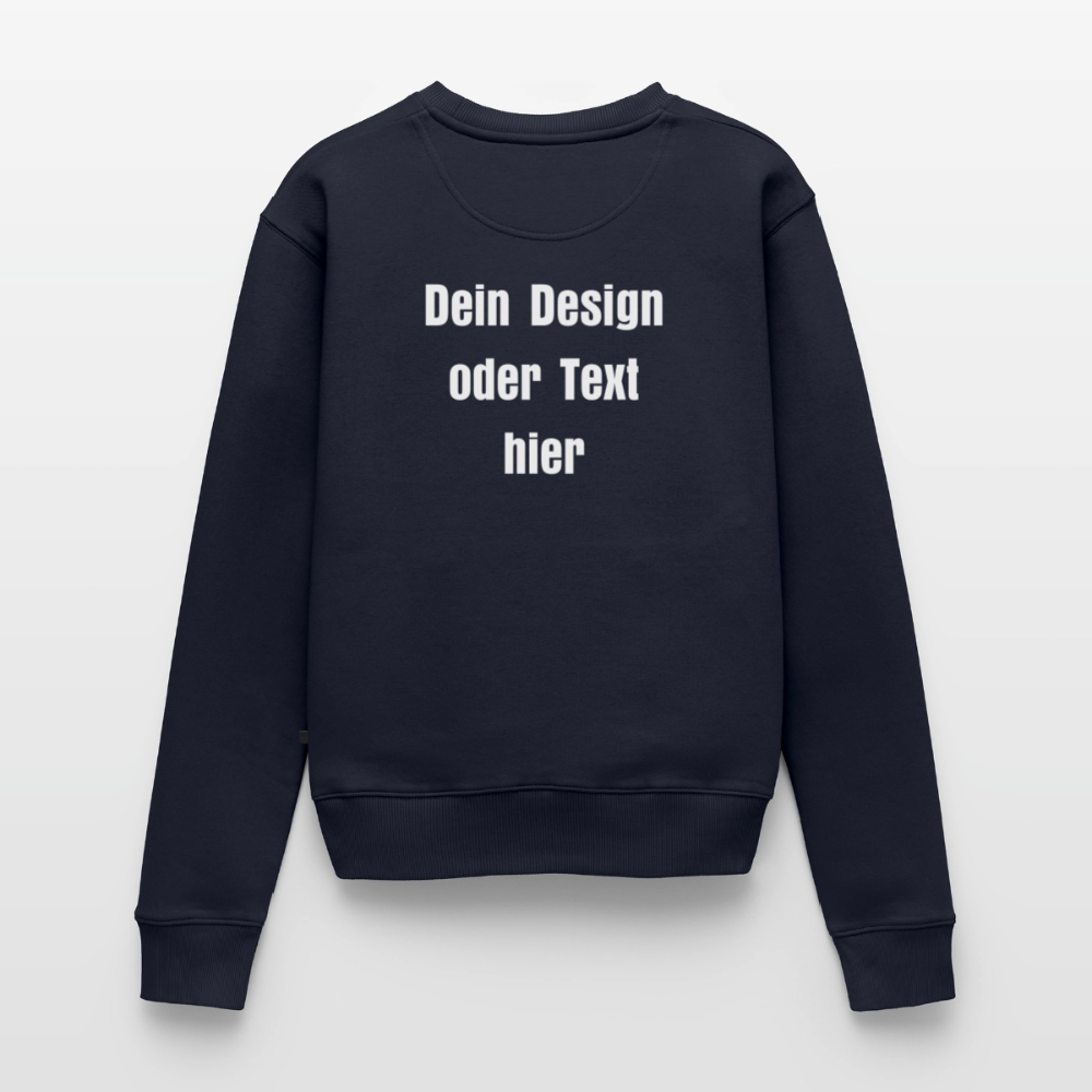 Frauen Premium Pullover - personalisierbar - Navy