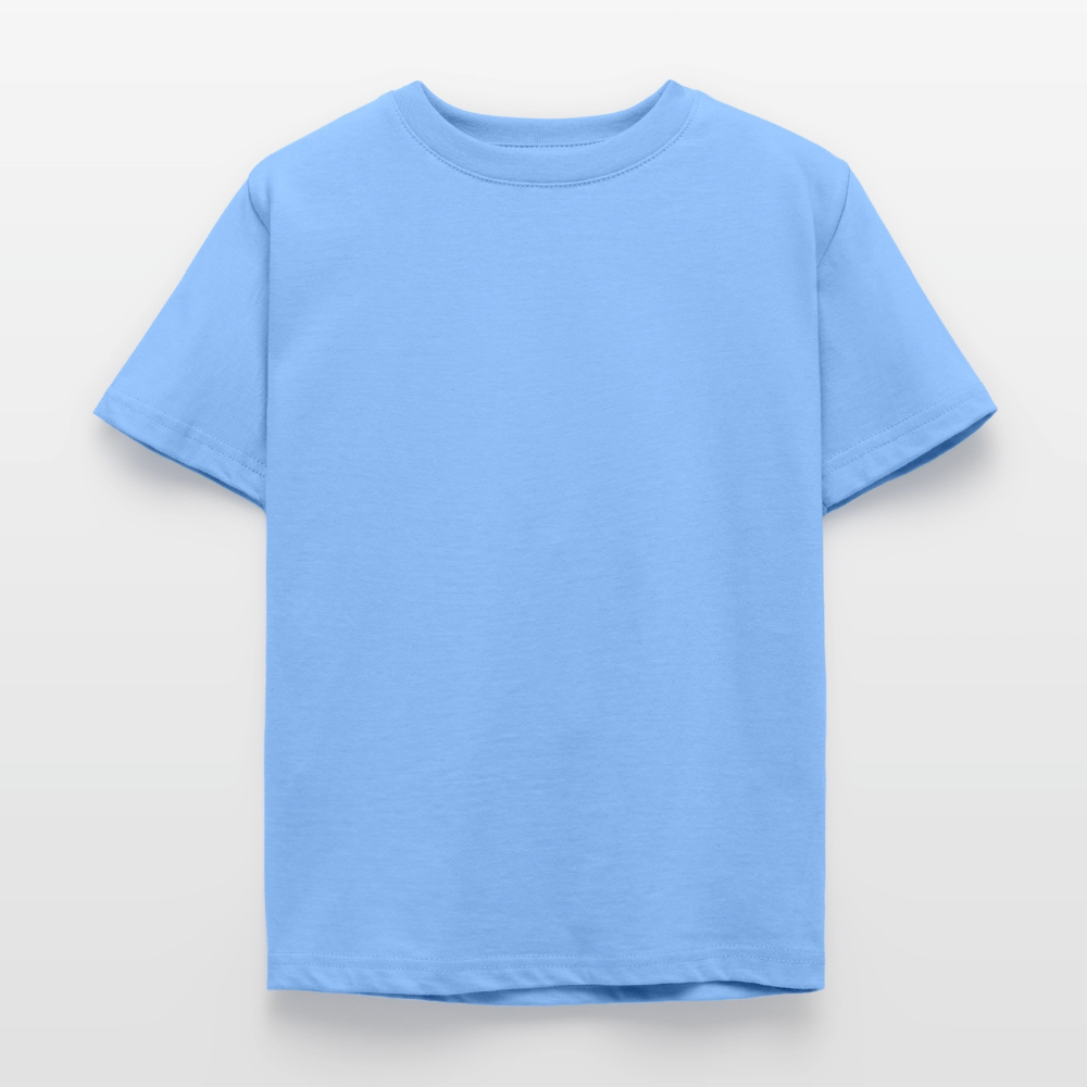 Kinder T-Shirt - personalisierbare Vorder- und Rückseite - Himmelblau