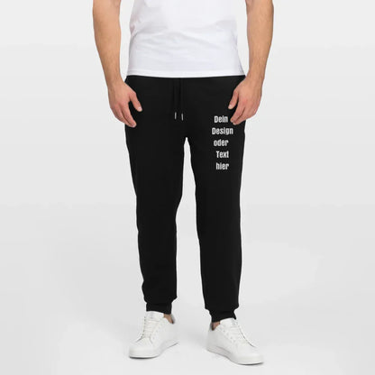 Stanley/Stella Unisex Bio Jogginghose Mover - personalisierbar - Schwarz