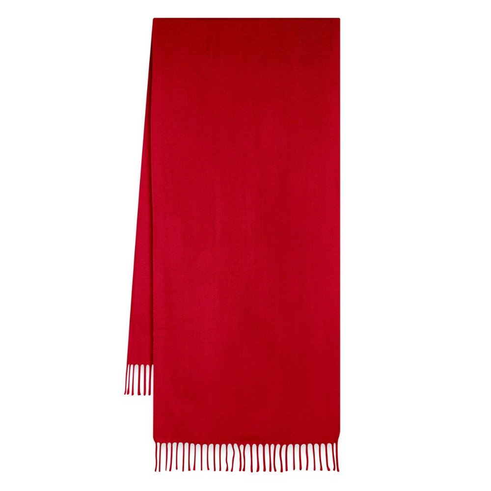 Oversized Schal - klassisch Rot