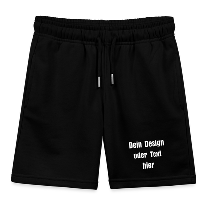 Stanley/Stella Kinder Bio-Joggingshorts MINI BOLTER - personalisierbar - Schwarz