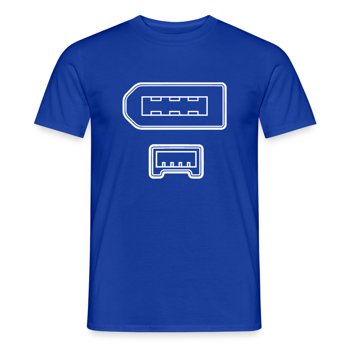 "IEEE 1394" Motiv-T-Shirt für Männer, Farbe Dunkelblau
