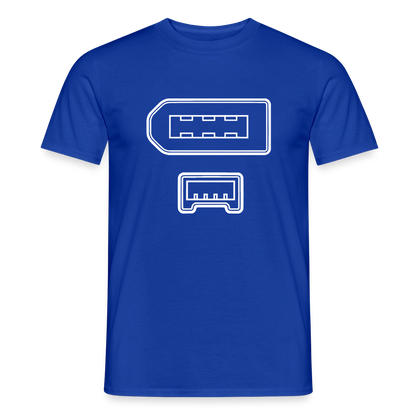 "IEEE 1394" Motiv-T-Shirt für Männer, Farbe Dunkelblau