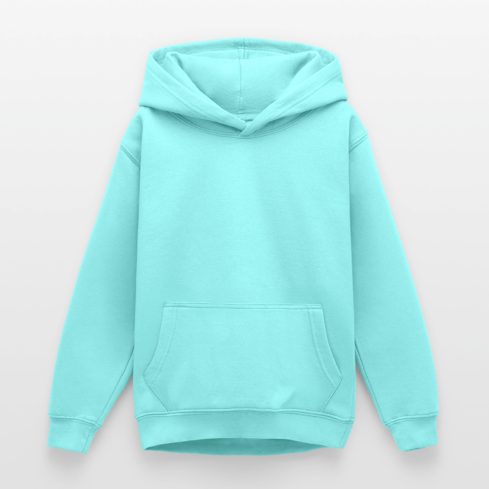 Teenager Hoodie - personalisierbare Vorder- und Rückseite - Pfefferminze