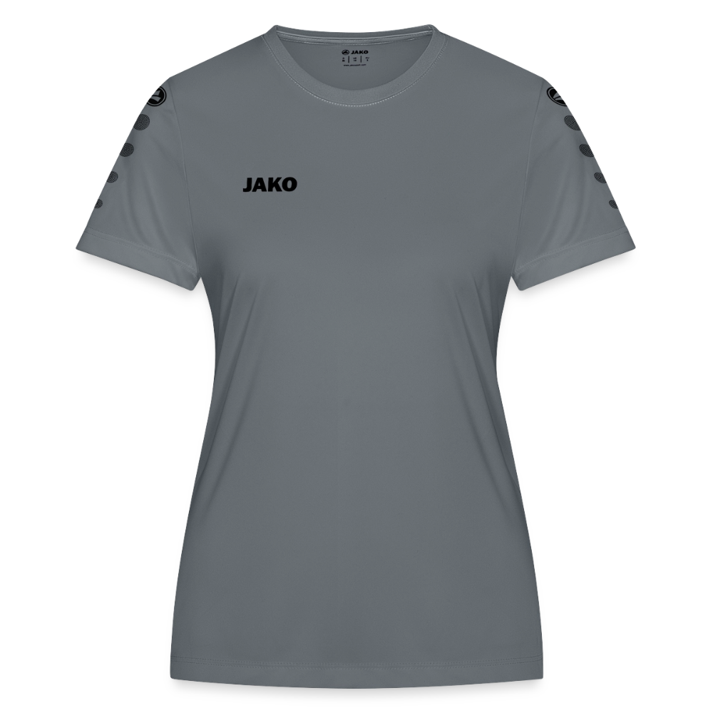 JAKO Frauen Trikot Team - personalisierbare Vorder- und Rückseite - Grau