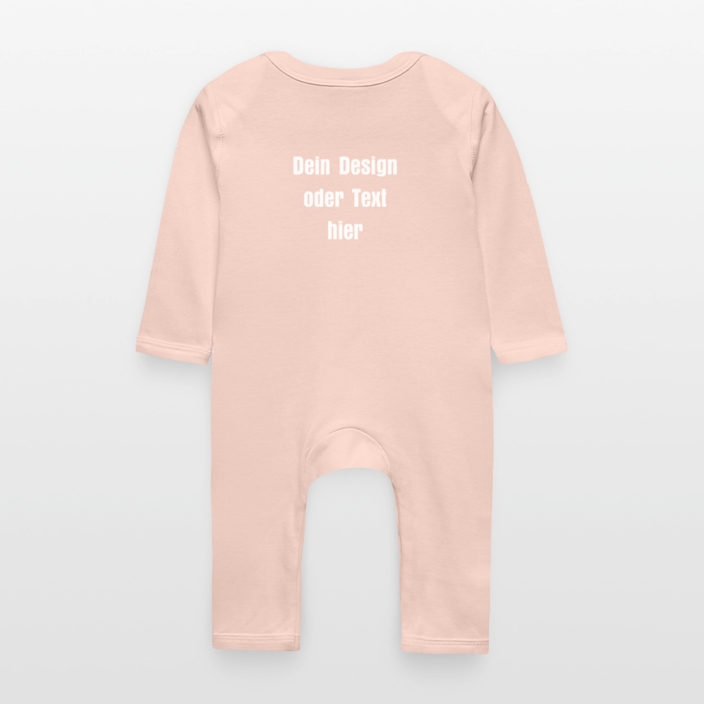 Baby Bio Strampler - personalisierbar - Kristallrosa