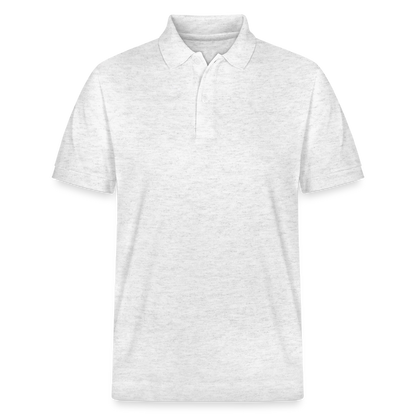 Stanley/Stella Unisex Bio-Poloshirt PREPSTER - personalisierbar - Weiß meliert