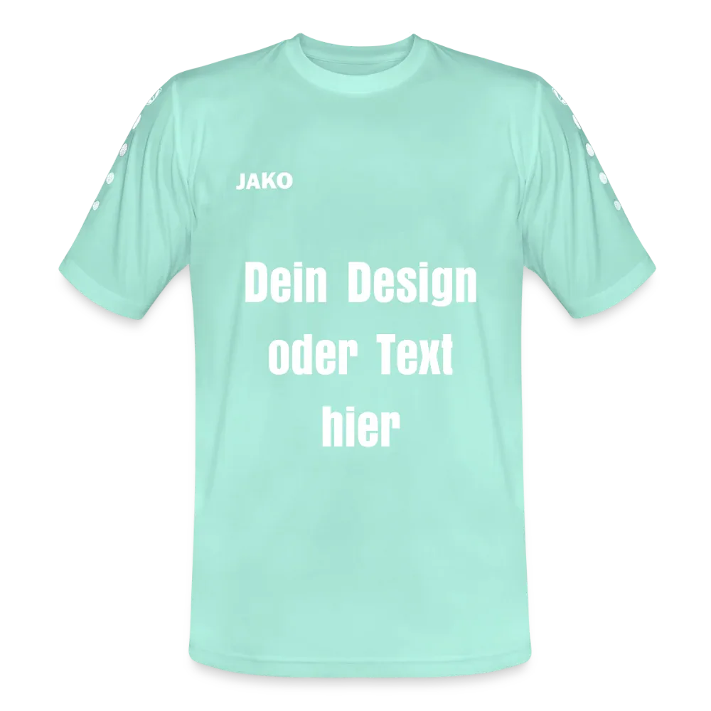 JAKO Männer Trikot Team - personalisierbare Vorder- und Rückseite - Mint